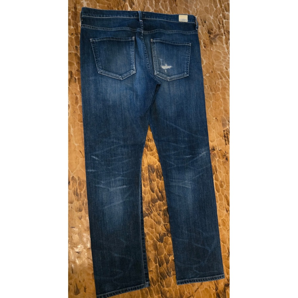 Citizens of Humanity Corey Slouchy Slim Jeans Dark Wash Blue Denim Size 30 - Picture 3 of 10
